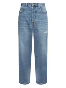 Джинсы D-MACS из состаренного денима Diesel, синий