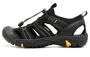 QIAODAN Износостойкие противоскользящие мужские кроссовки для речного треккинга, черные