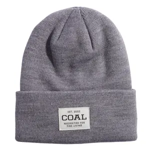 Мужская форменная высокая шапка-бини Coal, Heather Grey
