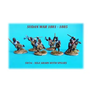 Нильские арабы со Спирс, Sudan War 1881-1885 (28mm)