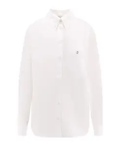 Классическая белая рубашка на пуговицах Coperni, белый