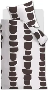 Комплект постельного белья Renforcé Moons, цвет Коричневый, размер 155x220+80x80 vtwonen