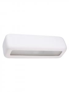 Nice Lamps Керамический настенный светильник MOSORIO, белый, прямоугольный, в стиле лофт, 1xE27 LED, красивые лампы