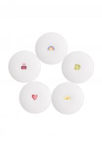 Набор тарелок для завтрака with love ø 21,2 см 5 шт with love Villeroy & Boch