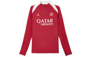 Футболка Paris Saint Germain Strike Elite Fourth Men's Dri FIT Adv Soccer Knit Drill Jordan, красный