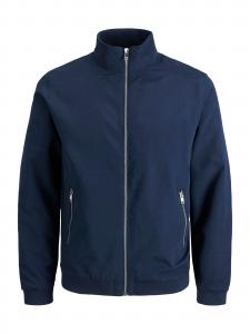 Jack & Jones Plus Куртка межсезонная 'JJERUSH HARRINGTON' в цвете Navy