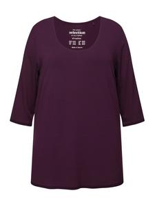 Футболка Ulla Popken, цвет dunkle traube