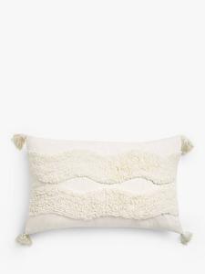 Подушка John Lewis Tufted Waves John Lewis ANYDAY, Ecru