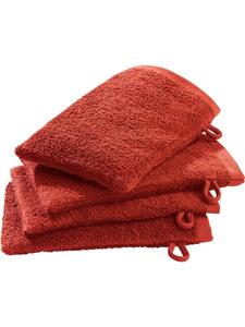 Erwin Müller Рукавицы для стирки Ludwigsburg, 4 упаковки, терра