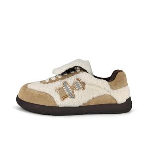 Нескользящие, износостойкие, легкие, увеличивающие рост, теплые, низкие повседневные туфли для женщин CHERRY&KALIKA, Khaki