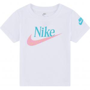 Nike Футболка FUTURA WILDFLOWER 100 белая для младенцев и малышей
