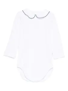 Боди с воротником-оборкой Mariella Ferrari, белый