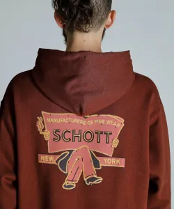 Толстовка с капюшоном и неоновой вывеской.