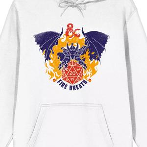 Мужская толстовка с капюшоном «Подземелья и драконы» и драконом Licensed Character