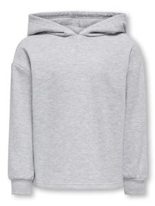 Толстовка KIDS ONLY Kapuzensweatshirt KOGFAVE L/S HOOD SWT, цвет light grey melange