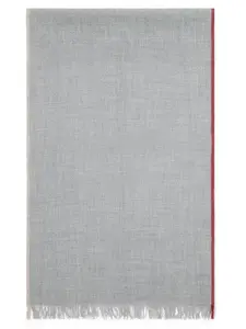 Шарф из смеси шелка и кашемира Brunello Cucinelli, серый