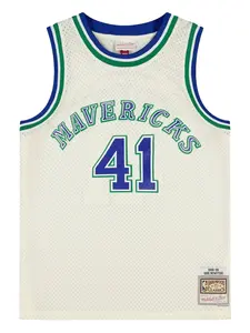 Топ Dirk Nowitzki Dallas Mavericks Mitchell & Ness, белый