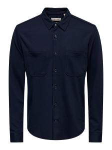 Рубашка на пуговицах Comfort fit Only & Sons ONSMark, темно-синий