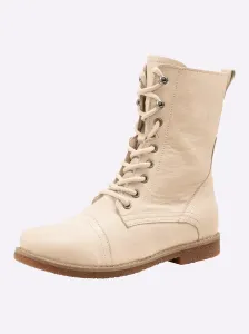 Ботильоны на шнуровке Andrea Conti, кремовый