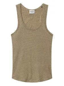 Футболка thea в полоску MARANT ÉTOILE, бежевый