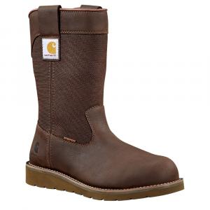 Мужские 10-дюймовые водонепроницаемые ботинки на танкетке со стальным носком среднего/широкого размера Carhartt, коричневый