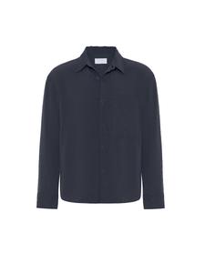 Рубашка на пуговицах классического кроя Antioch, темно-синий