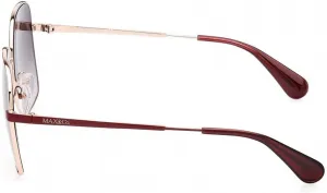 Солнцезащитные очки Max&Co. MO0056 28F, блестящий розовый цвет, размер 56/18/140, женские Max&Co., 28f