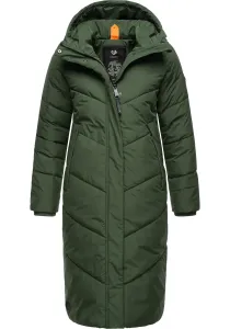 Зимнее пальто Ragwear "Суминка", непромокаемое женское зимнее стеганое пальто, зеленый