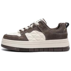 DAPHNE Скользоустойчивые женские скейтерские кеды низкие бежево-коричневые, цвет Beige Brown