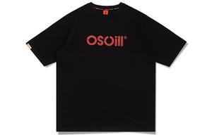 Футболка унисекс OSCill, оранжево-красная