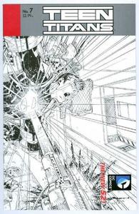 Teen Titans Vol.5 #7 "Black & White Sketch Variant" (DC COMICS)
