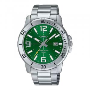 CASIO Унисекс часы Standard Series Green MTP-VD01D-3BV