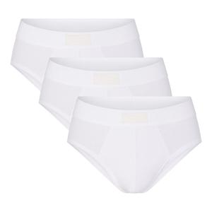 Мужские трусы, 3 шт. SKIMS Skims Cotton, цвет Chalk