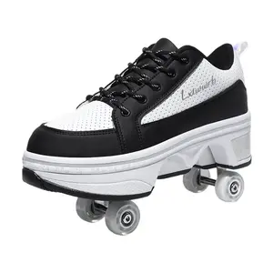 Нескользящие, износостойкие, водонепроницаемые, увеличивающие рост низкие кроссовки для женщин TONYBEAR, Black