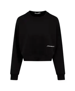 Черная толстовка с круглым вырезом и логотипом Hinnominate, черный