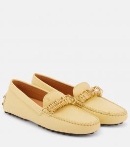 Кожаные туфли для вождения Gommino Tod's, Flan