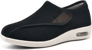 Мужские слипоны YSUEFIJO, женские кроссовки для бега и тенниса, обувь широкого размера, легкая, дышащая вязаная спортивная обувь, оксфорды на липучке, нескользящие спортивные туфли No Brand