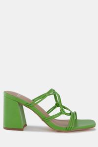 Мюли LUCKIE WIDE FIT на блочном каблуке Novo, зеленый