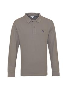 Рубашка поло us assn U.S. Polo Assn, серый