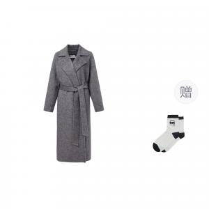 Пальто KARL LAGERFELD FW25 KARL LAGERFELD / Karl Lagerfeld Jeans, серый