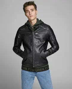 Jack & Jones мужская черная куртка, черный