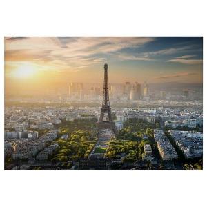 Картина на холсте A.S. Création Paris Eiffel Tower цвет grau/grün