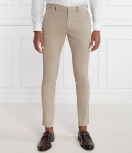 Брюки BOSS BLACK chino Kaito1 Slim Fit stretch, бежевый