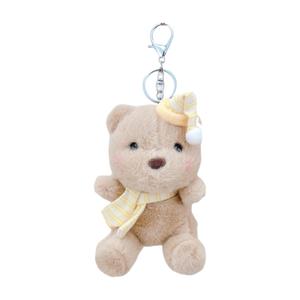 Плюшевый кулон милый медвежонок в капюшоне Yoyo Bear высотой 13 см DUOMIAOYOU