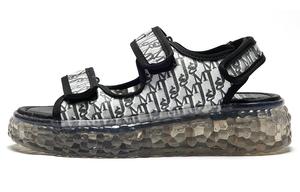 Пляжные сандалии женские черный Joy&Mario