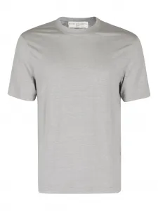 Футболка с круглым вырезом и короткими рукавами Filippo De Laurentiis, серый