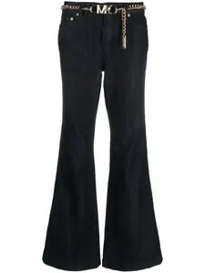 Расклешенные джинсы средней посадки Michael Michael Kors, синий