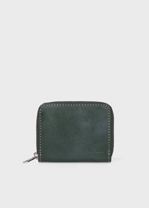 Монетоприемник из вощеной кожи Paul Smith, цвет Green