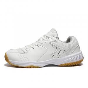 Обувь для бадминтона унисекс с низким верхом Ad, белый/синий