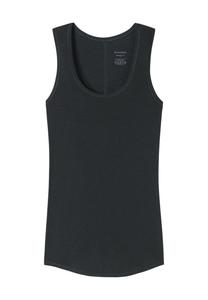 Майка Personal Fit, меланжевая, декоративный шов, женская SCHIESSER, черный